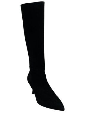 AGL Black Suede Ide Tall Boots